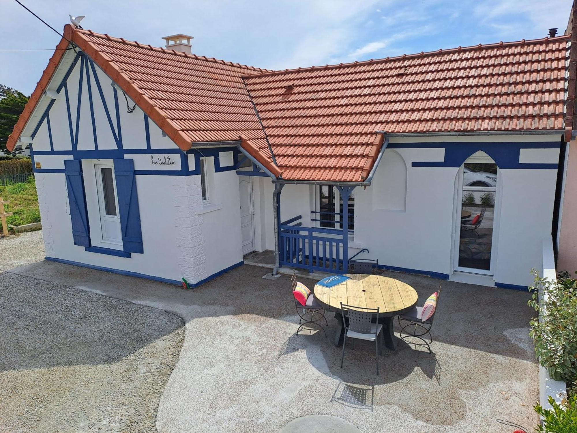 Les Goelettes A 250 M De La Plage Барнвиль-Картере Экстерьер фото